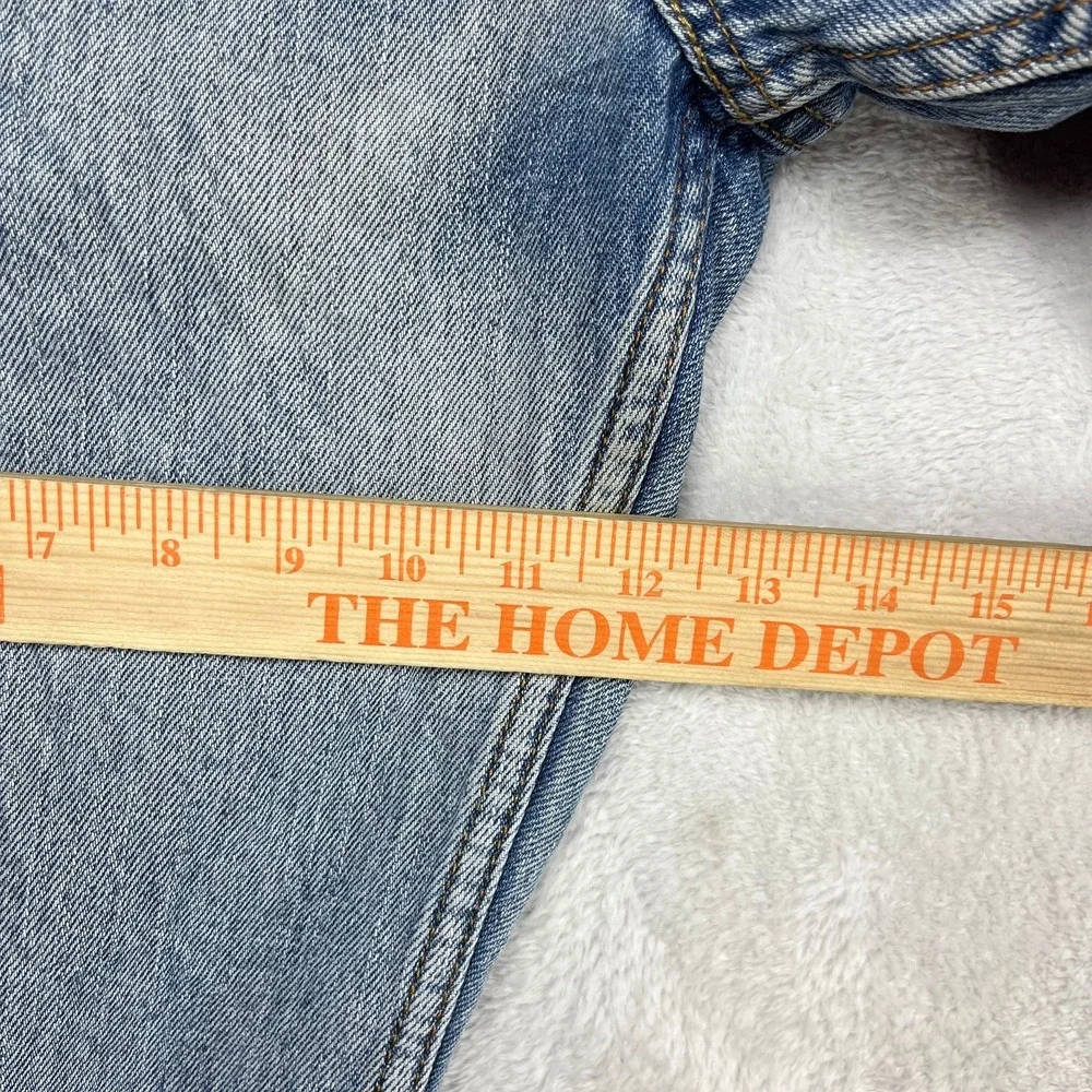 Levi's 550 Relaxed‎ Fit Straight Jeans Men's Blue Denim Mid Rise Classic - 37X32